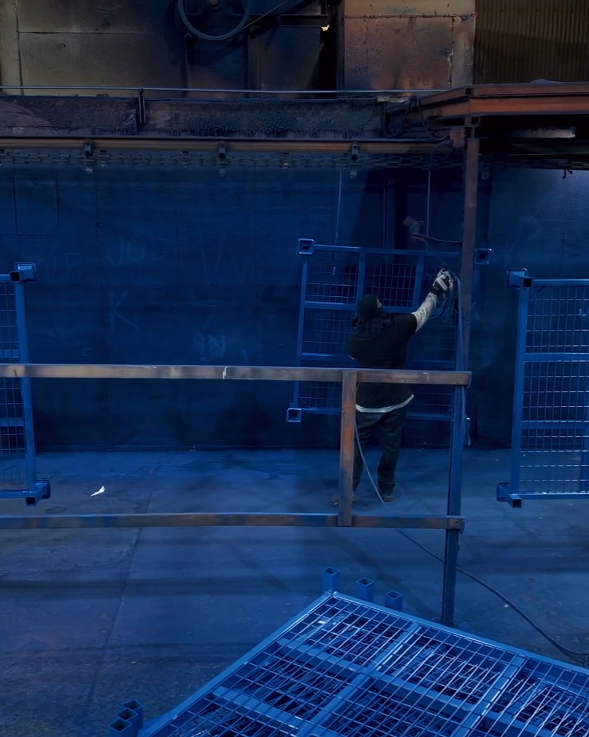 Ohio Rack production process for portable steel storage racks